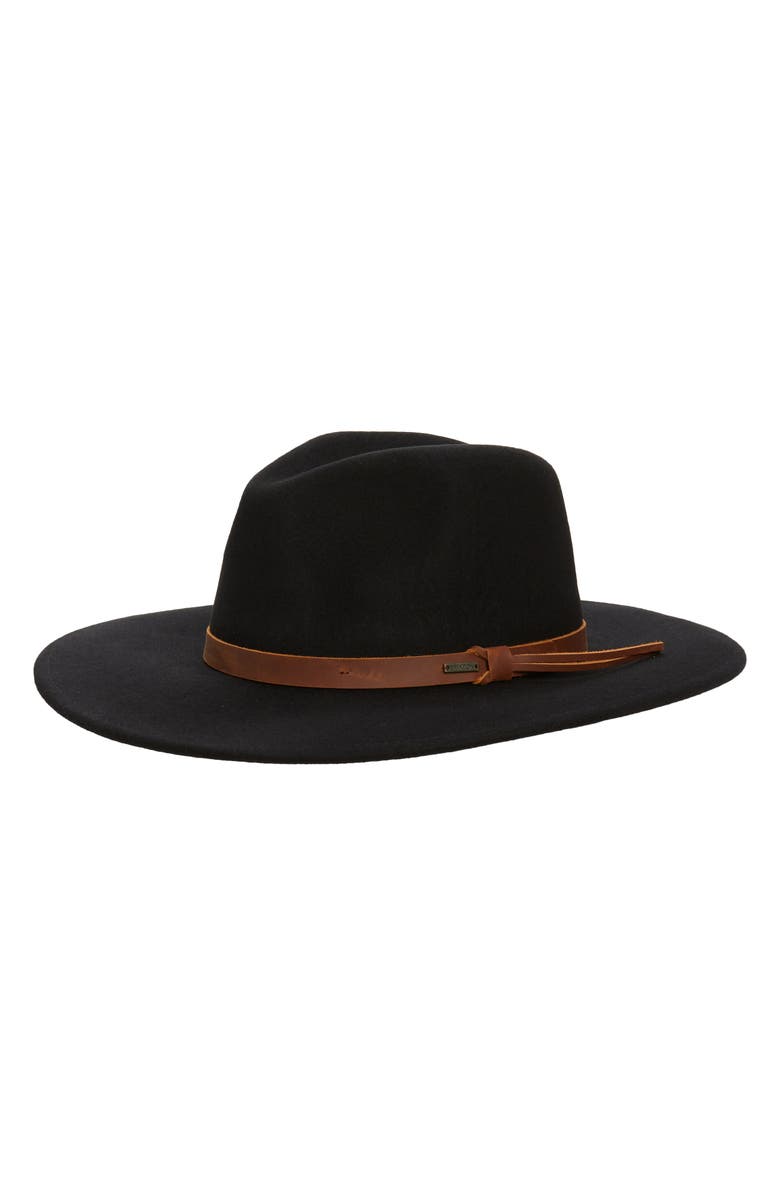 Brixton Field Proper Wool Felt Fedora, Main, color,