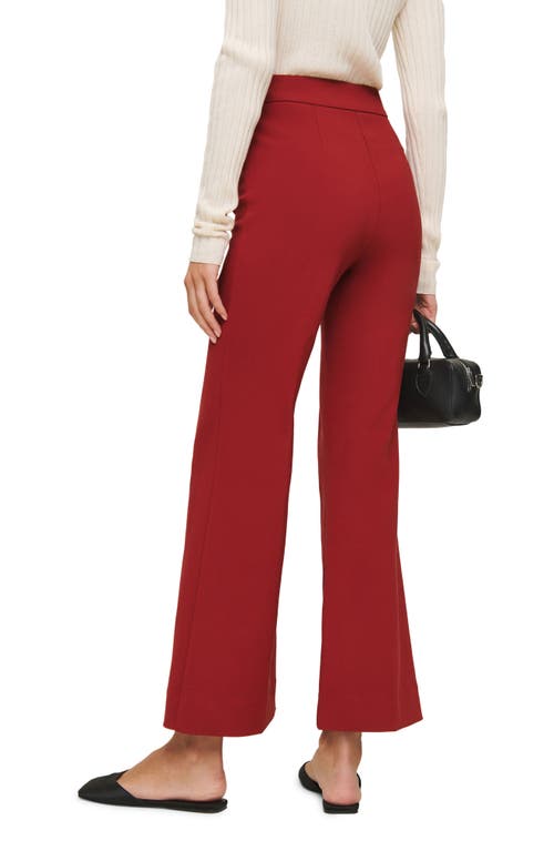 Reformation Tanya Knit Pant In Sangre