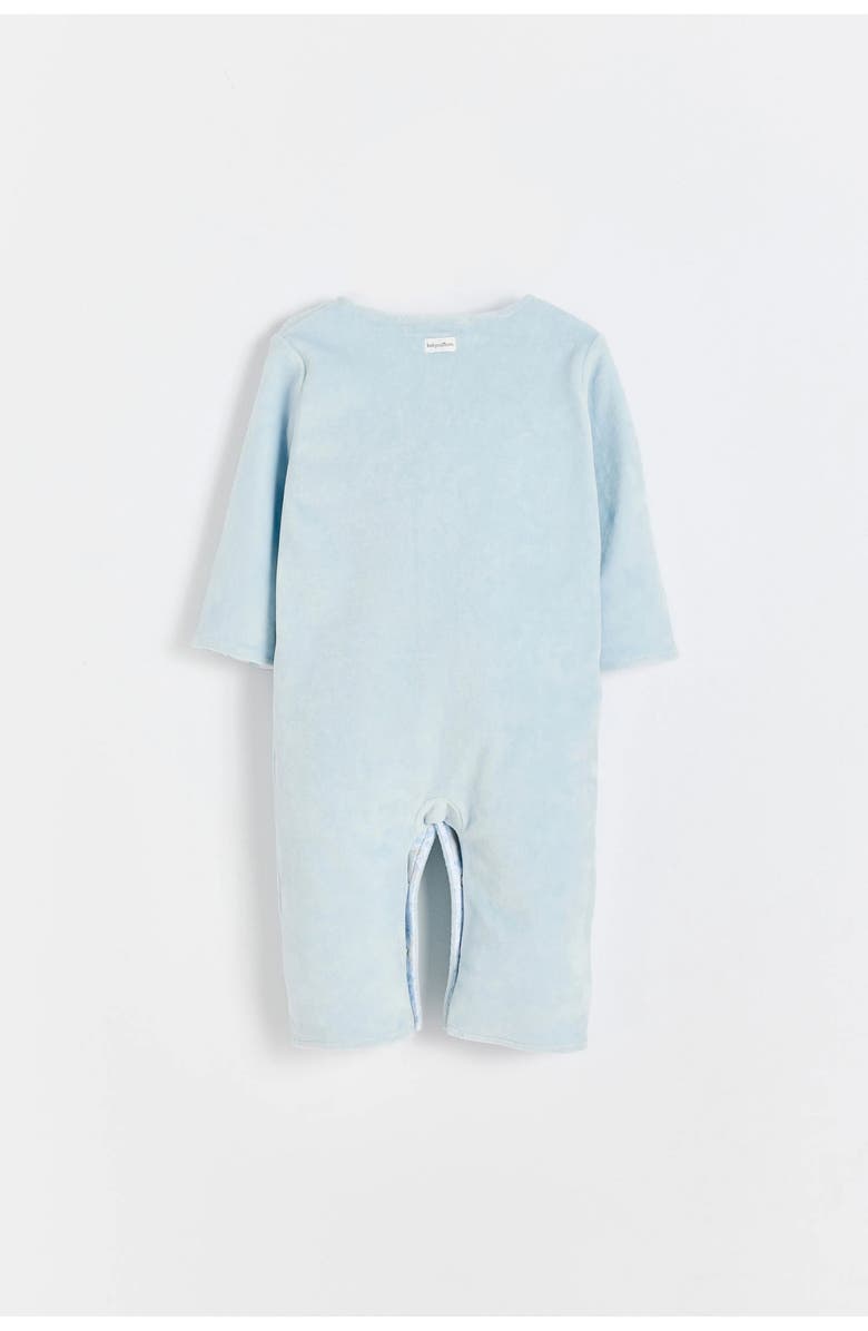 Babycottons Peanut Plush Coverall for Infant, Alternate, color, Light-Blue