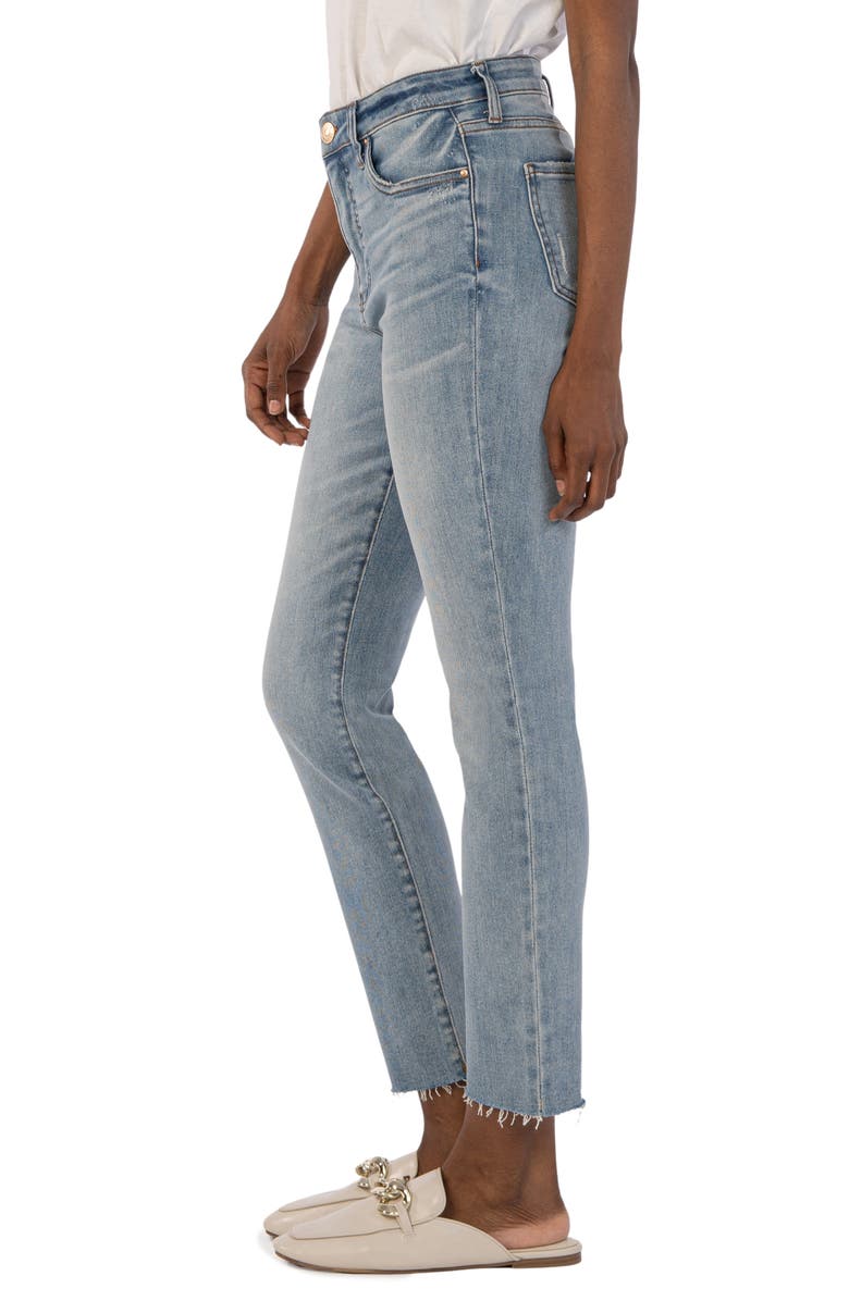 KUT from the Kloth Reese Fab Ab High Waist Ankle Straight Leg Jeans, Alternate, color,