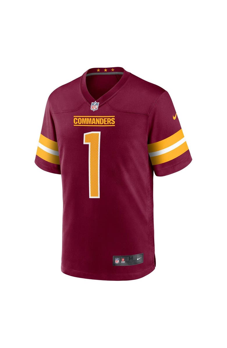 Nike Men's Nike Jahan Dotson Burgundy Washington Commanders Player Game Jersey, Alternate, color, 