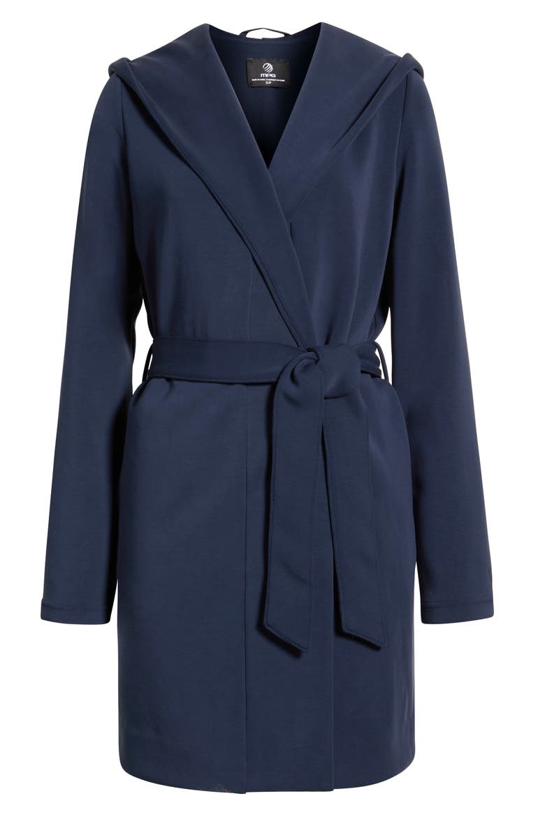 Dreamweave Hooded Wrap Cardigan, Alternate, color, NAVY BLAZER