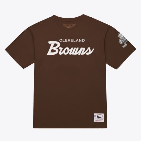 Men's Mitchell & Ness Brown Cleveland Browns Head Coach Classic T-Shirt