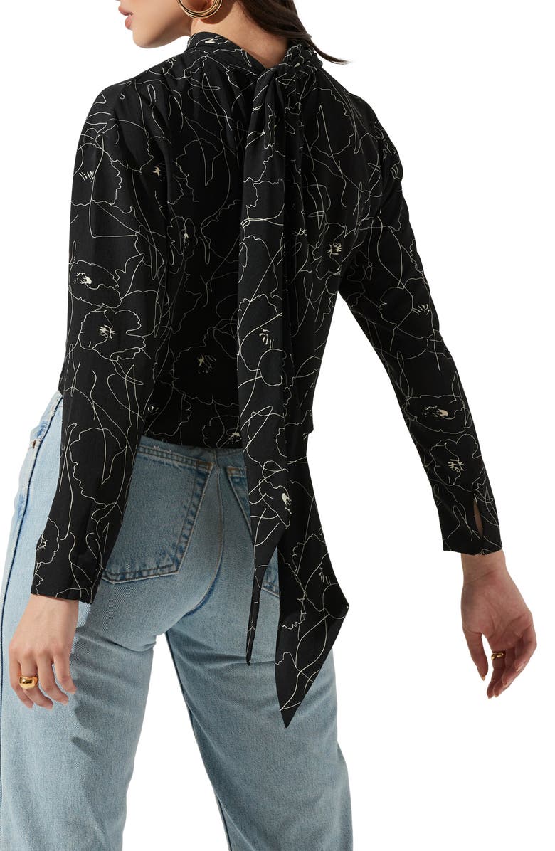 ASTR the Label Floral Long Sleeve Top, Alternate, color, 