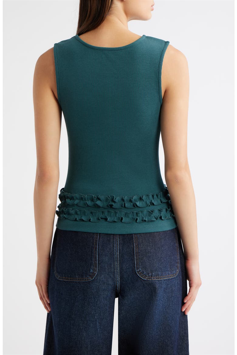Ember Ribbed Tank, Alternate, color, GREEN