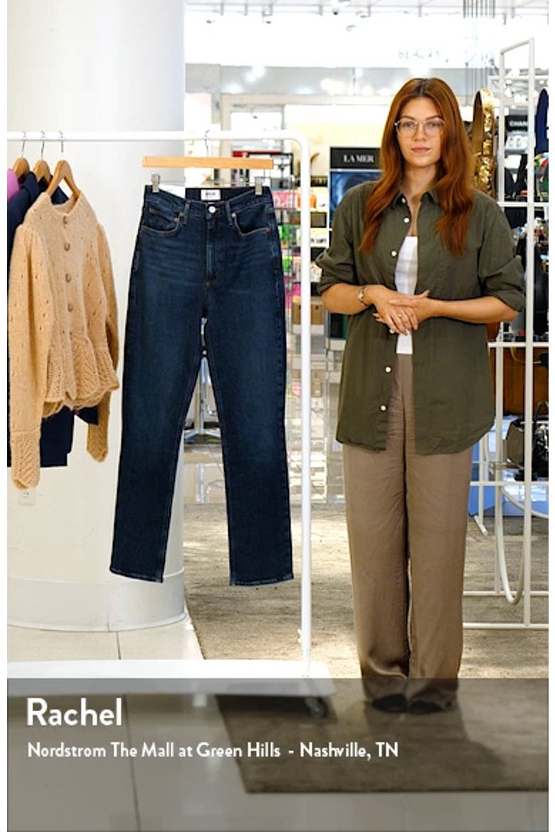 High Waist Stovepipe Jeans video