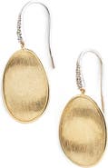 Marco Bicego Lunaria 18K Yellow Gold & Diamond Small Drop Earrings