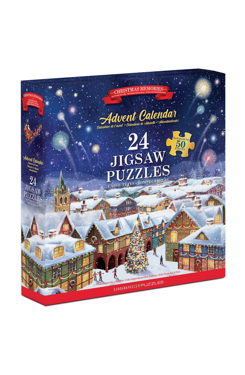 Eurographics Puzzle Advent Calendar Christmas Memories, Main, color, 