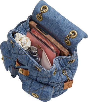 【COACH】タビー デニム バックパック COACH Tabby Quilted Denim Backpack | Nordstrom