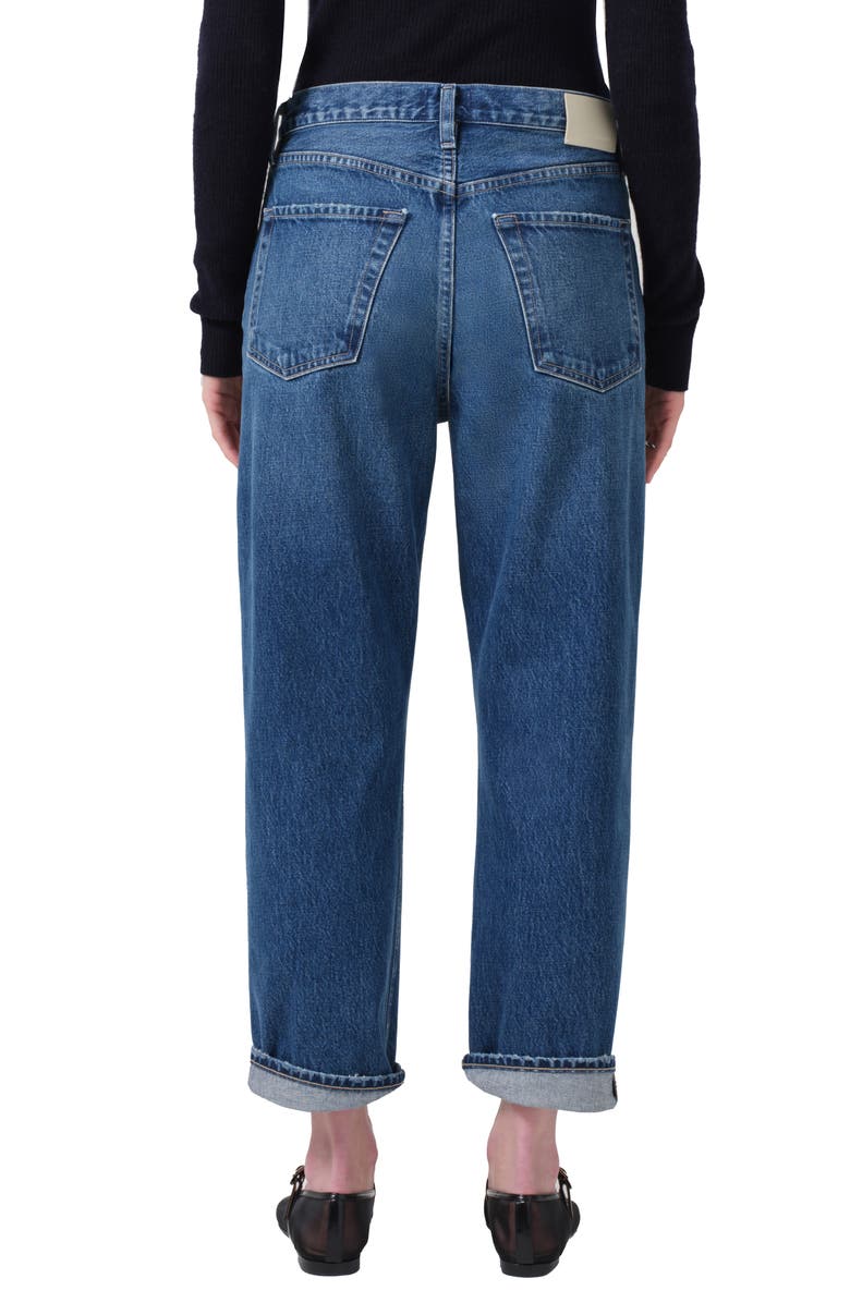 Citizens of Humanity Dahlia Relaxed Crop Bow Leg Jeans, Alternate, color, Claremont