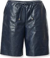 rag & bone Claire Faux Leather Shorts