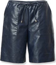 rag & bone Claire Faux Leather Shorts
