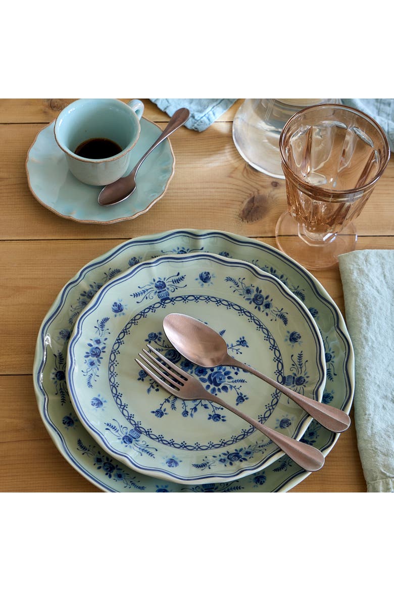 Nau Flatware 5 pieces, Alternate, color, Antique brown