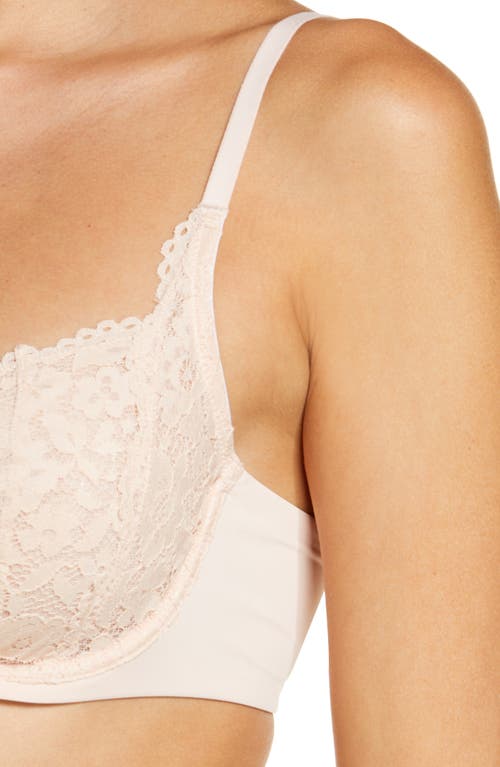 Skarlett Blue Wander Convertible Underwire Lace Bra In Sand