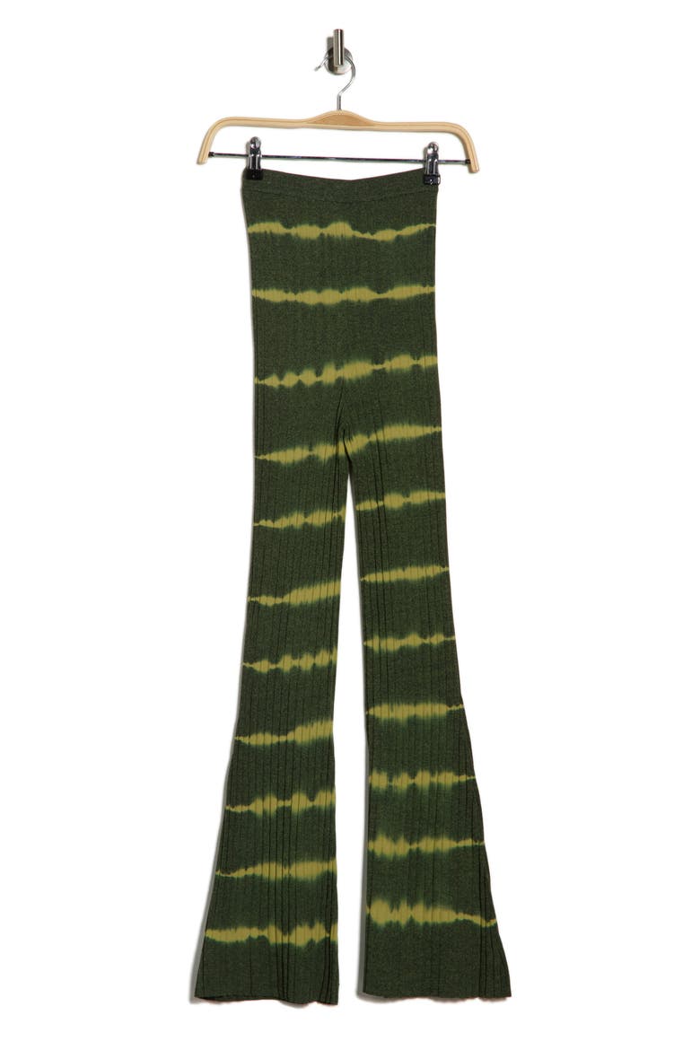 Prosper High Waist Flare Pants, Alternate, color, VERT BOUTEILLE
