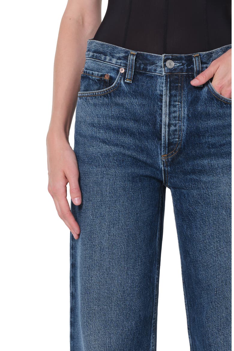 Arc Straight Leg Jeans, Alternate, color, SHORT WAVE BRIGHT DARK INDIGO