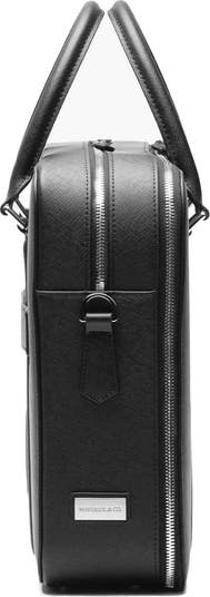 Maverick & Co. Manhattan Double Zip Leather Briefcase