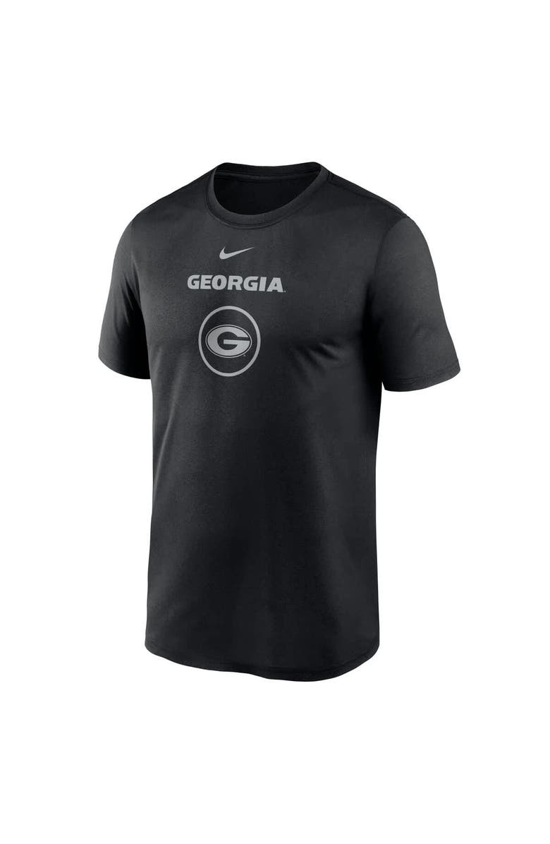 Nike Men's Nike Black Georgia Bulldogs On-Court Basketball Legend Practice Performance T-Shirt, Alternate, color, 