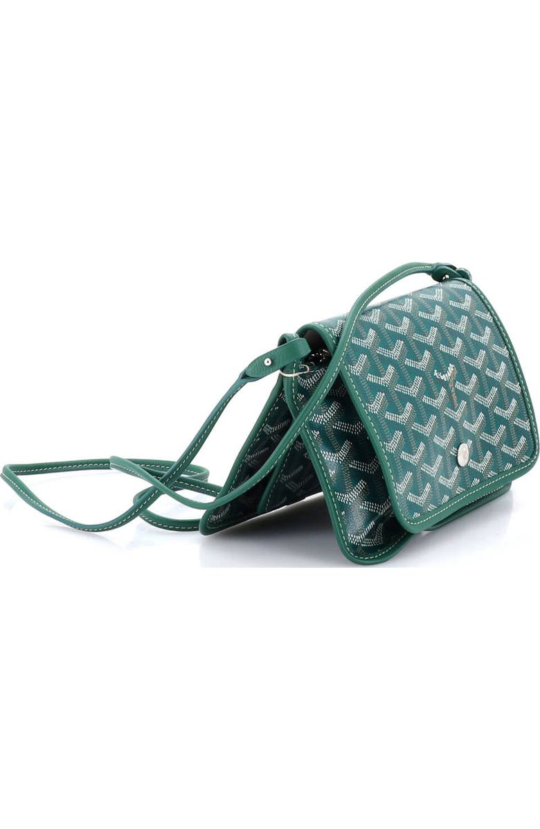 Pre-Owned Goyard Plumet Clutch Wallet Coated Canvas, Alternate, color, Green