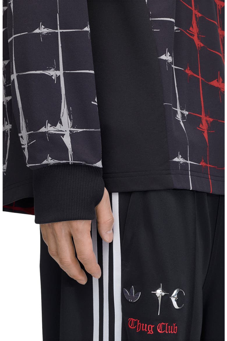 x Thug Club Gender Inclusive Goalie Long Sleeve T-Shirt, Alternate, color, BLACK