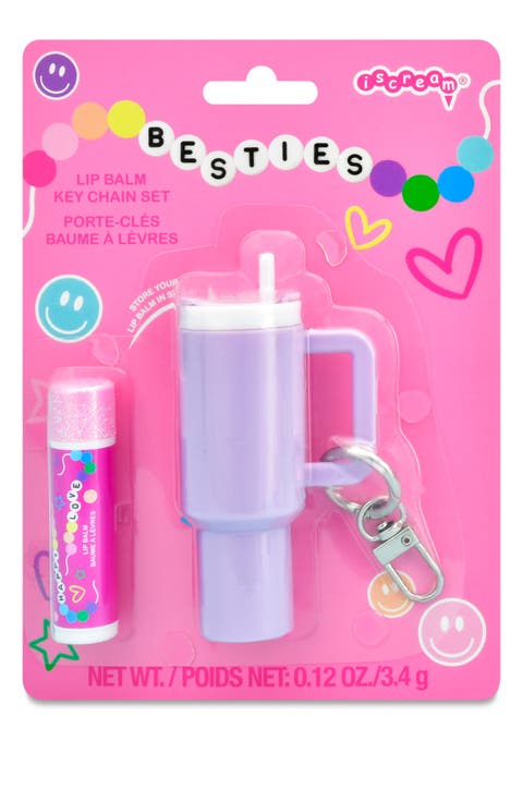 Kids' Besties Lip Balm & Key Chain Set