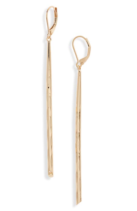 Twisted Bar Linear Earrings