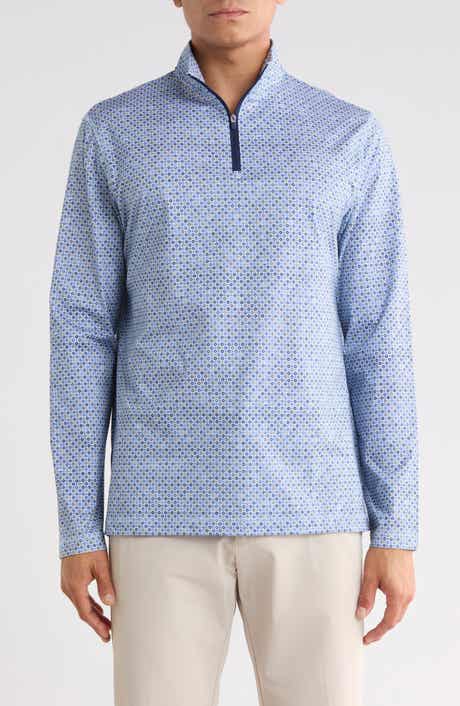 Anthony OoohCotton® Print Quarter Zip Pullover