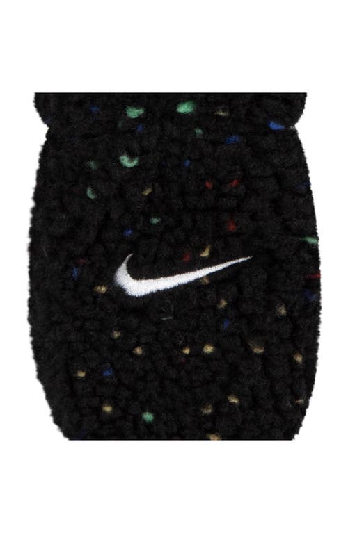 Nike Cozy Comfort Peak Beanie & Gloves Set In Black