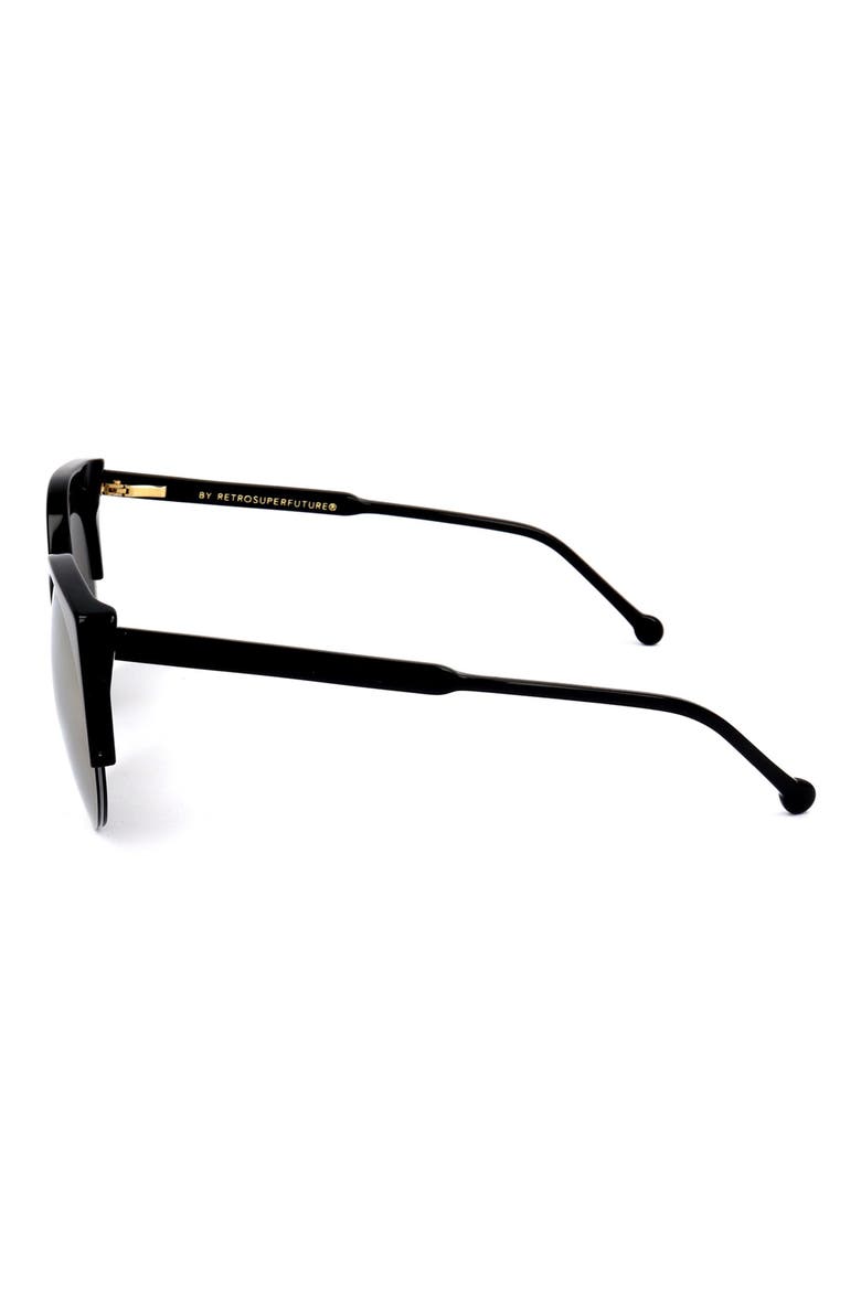 52mm Cat Eye Sunglasses, Alternate, color, BLACK