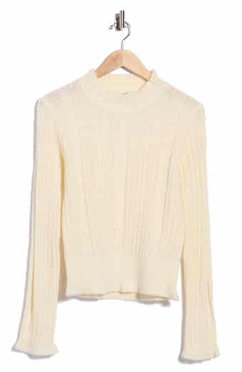 Cable Knit Crewneck Sweater