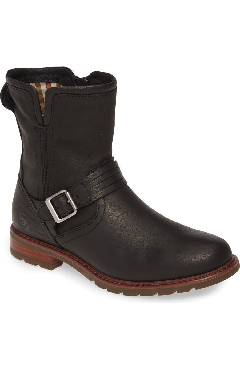 Ariat Savannah Waterproof Bootie, Main, color, Black