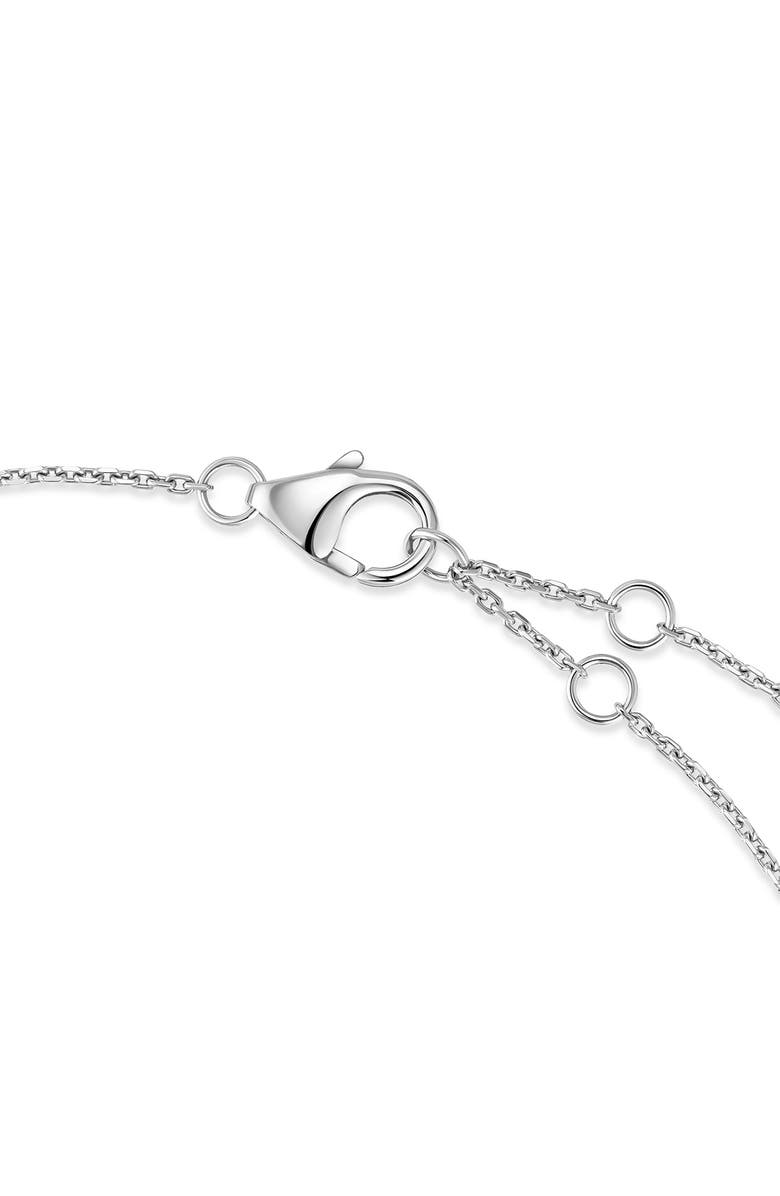 Messika Care Diamond Station Chain Bracelet, Alternate, color, White Gold