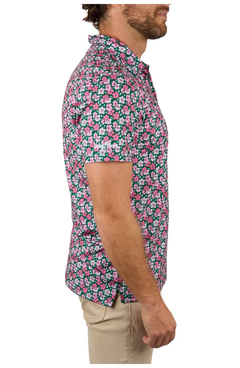 Kenny Flowers The Azaleas - Golf Shirt, Alternate, color, Pink