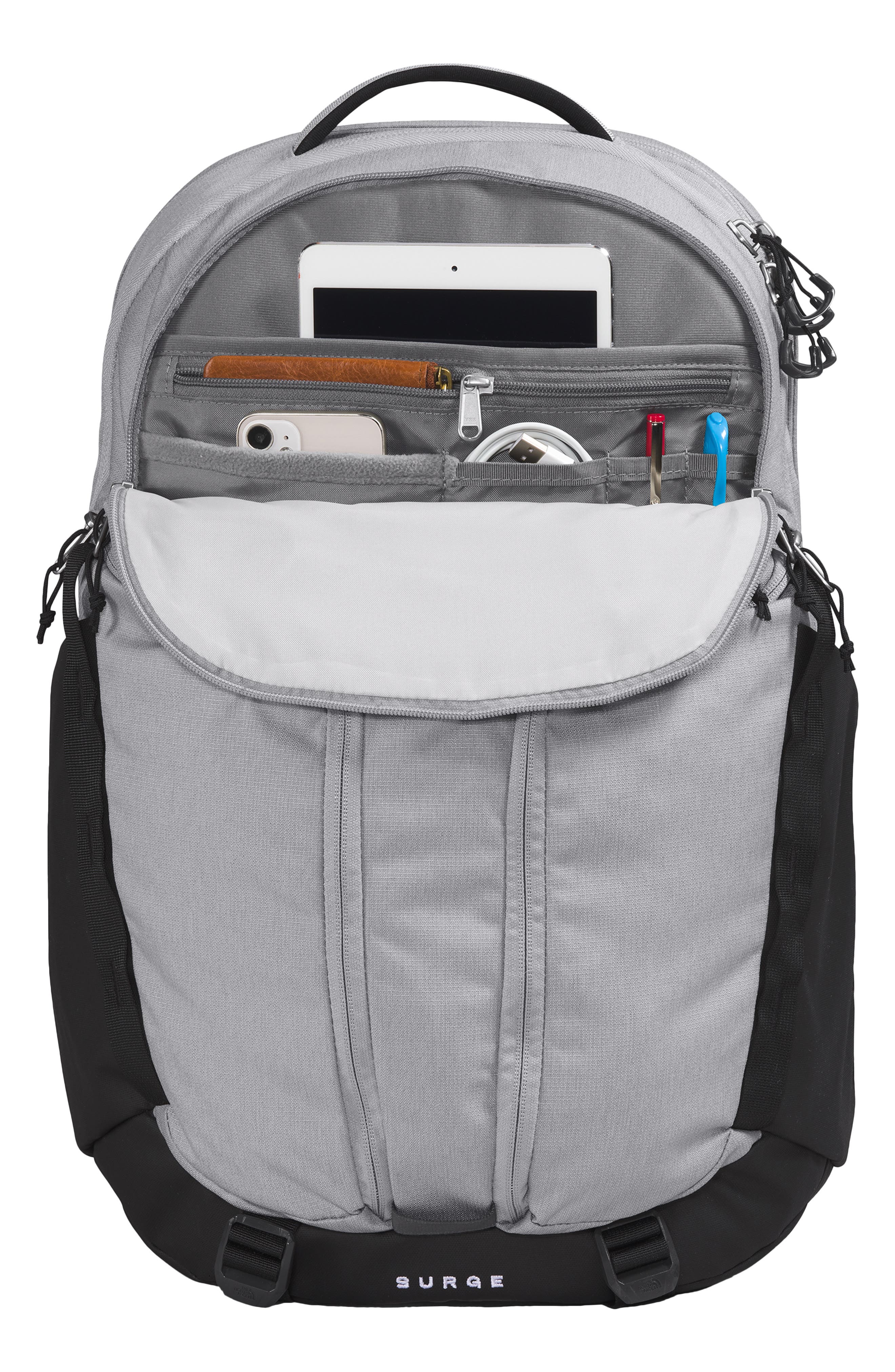 Surge 31-Liter Backpack, Alternate, color, MELD GREY DARK HEATHER
