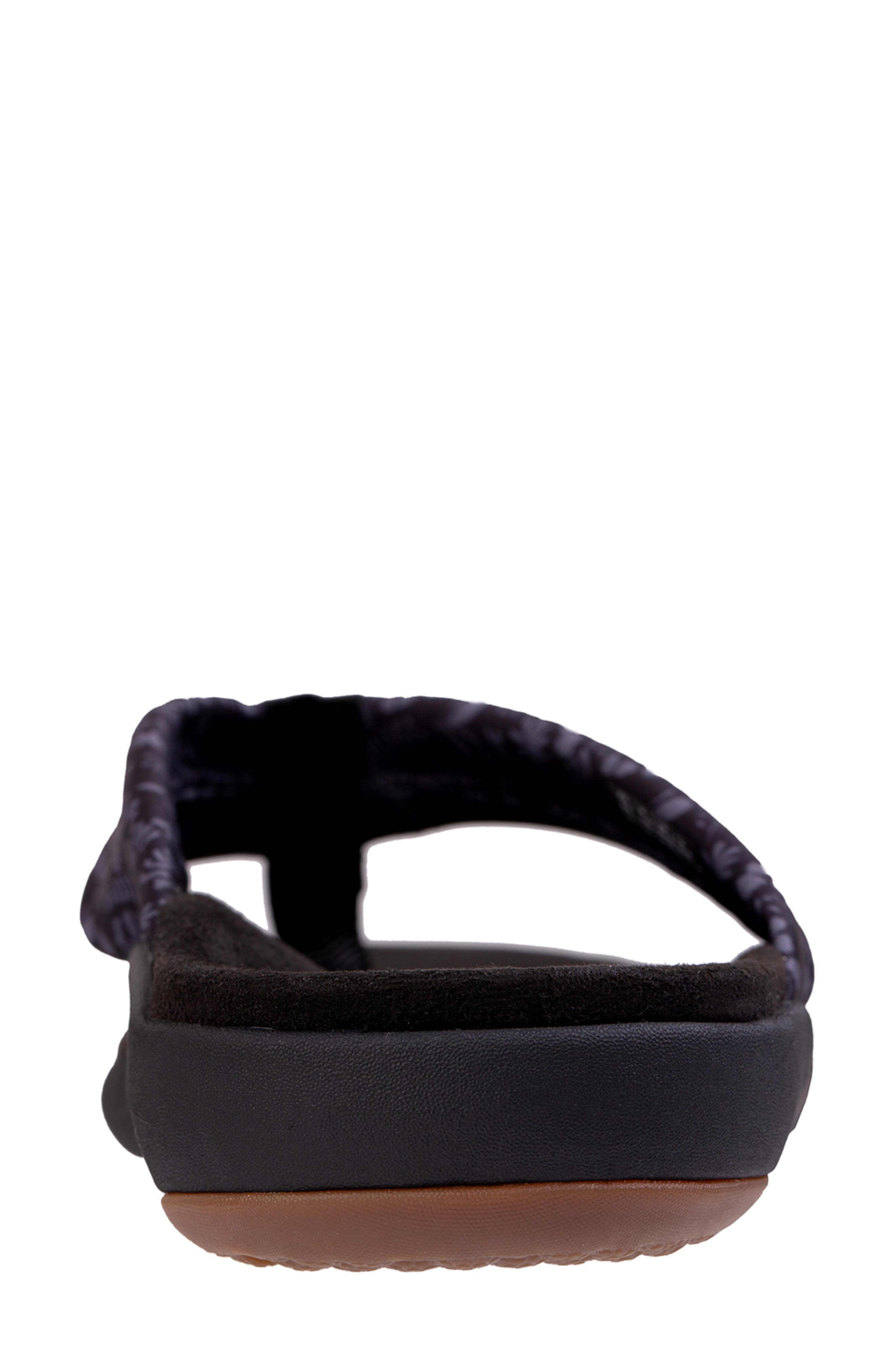 Revitalign Euphoria Flip Flop, Alternate, color, Black
