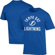 Champion Men's Champion  Blue Tampa Bay Lightning Primary Logo Jersey T-Shirt