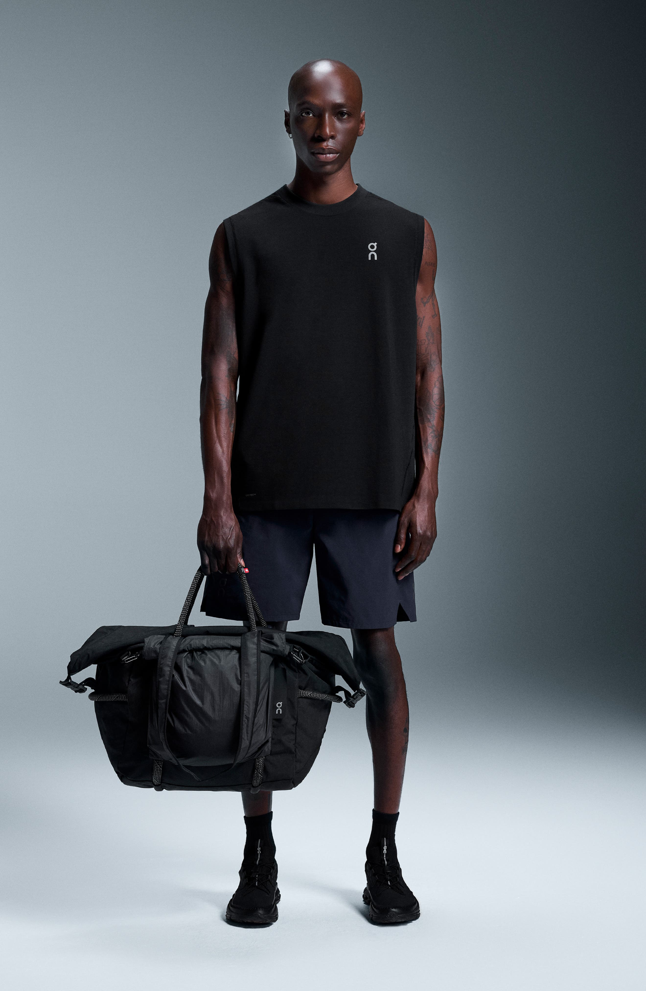 On Track Pack 40L Elite Gym Bag, Alternate, color, Black/ Magnet