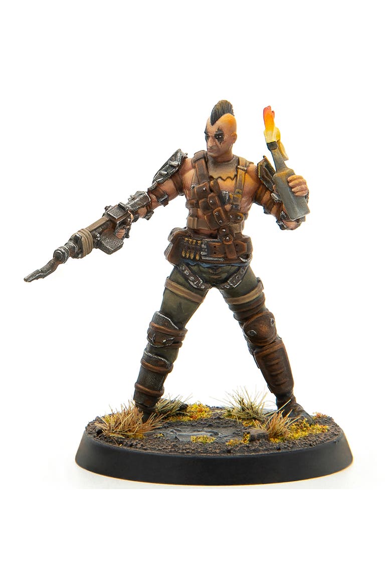 Fallout Miniatures Wasteland Raiders 8 Resin Figures, Alternate, color, Multicolored