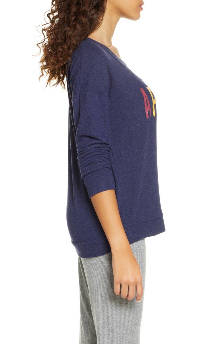 PJ Salvage Après-Ski Pajama Top, Alternate, color,