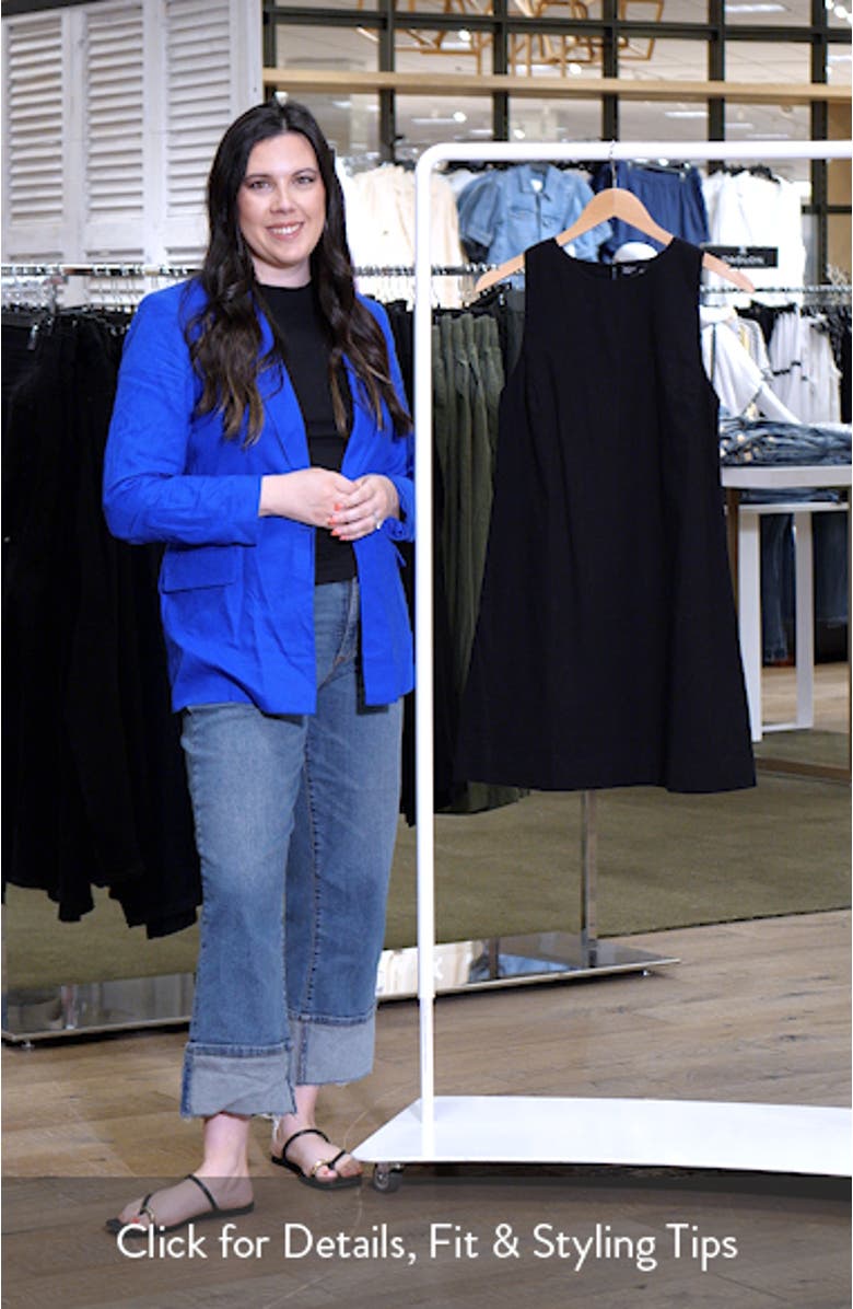 Palermo Sleeveless Organic Cotton Blend Minidress, sales video thumbnail