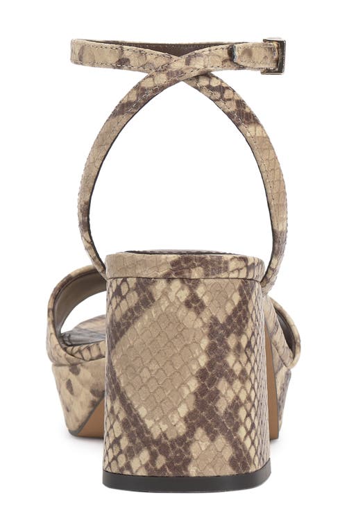 Vince Camuto Pendreya Platform Sandal In Animal Print