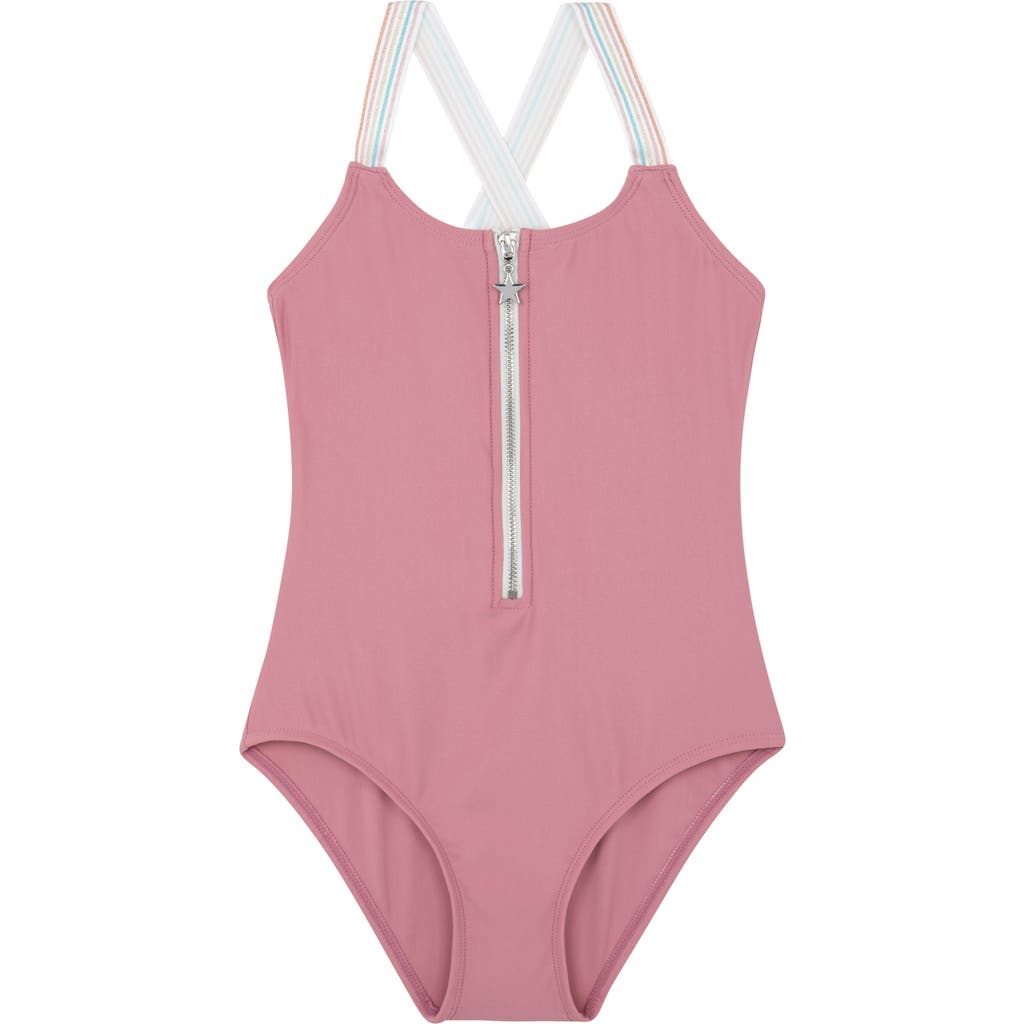 Gottex Kids Rainbow Star Zip Front One Piece