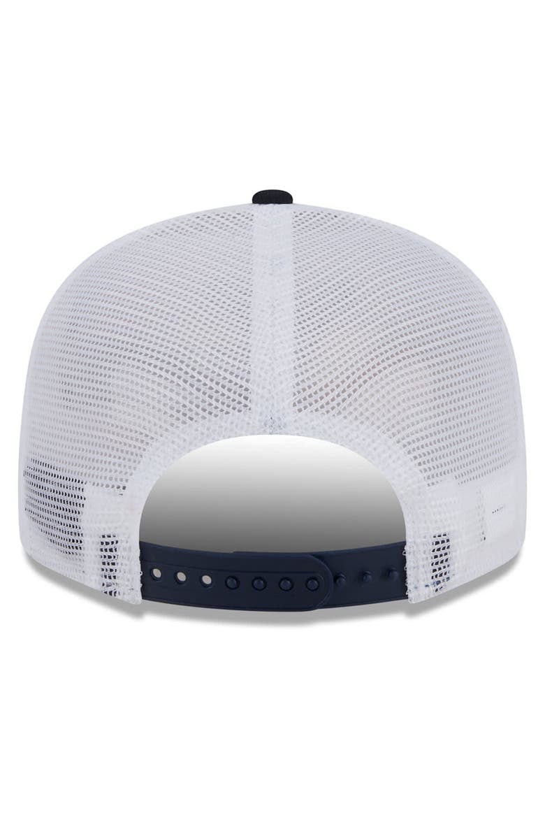 New Era Men's New Era Navy West Virginia Mountaineers Tear Trucker 9FIFTY Snapback Hat, Alternate, color, Navy