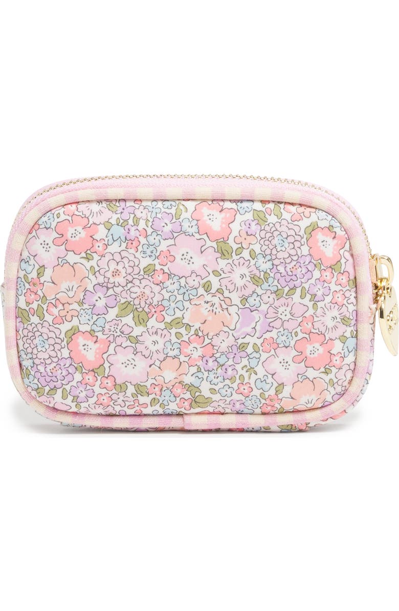 Stoney Clover Lane x Liberty Micro Floral Embroidered Cotton Pouch, Alternate, color, Michelle