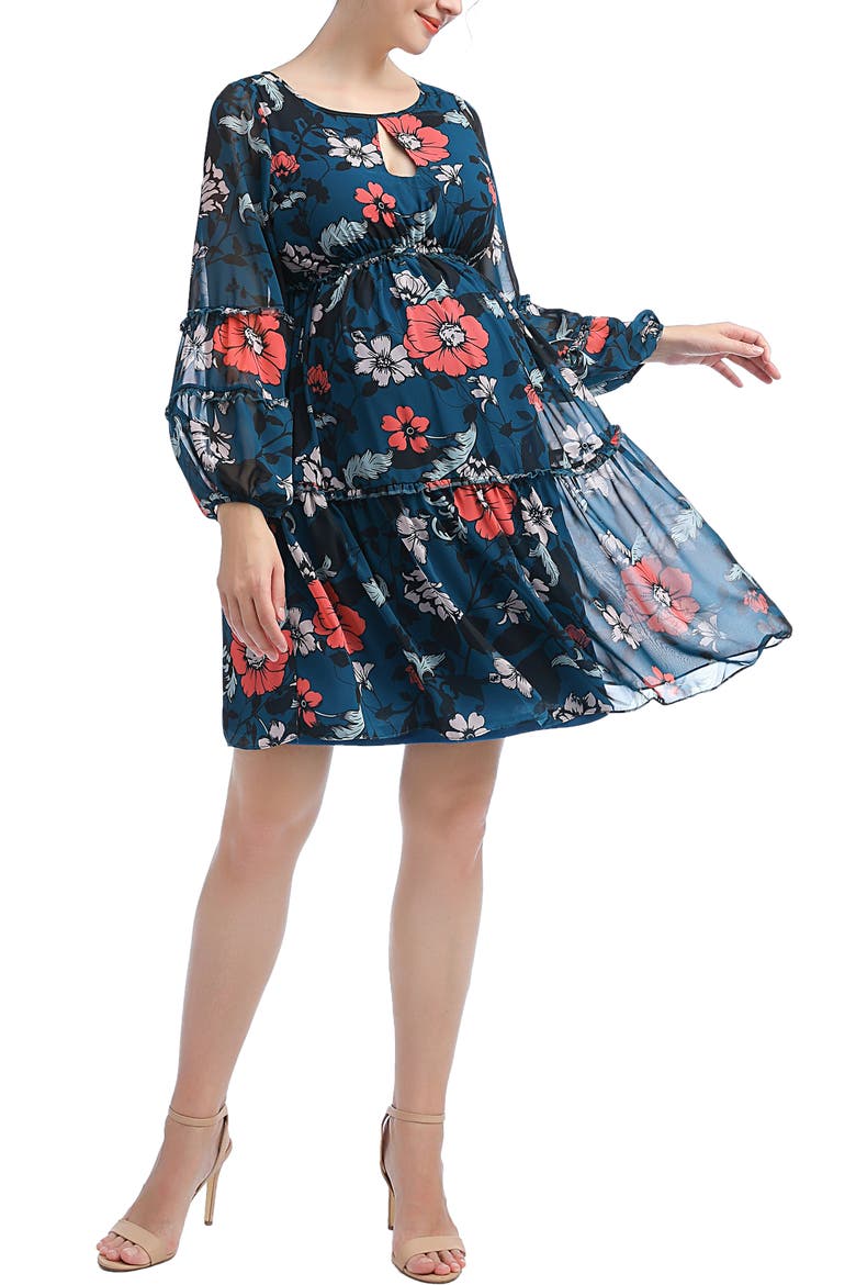 Jupiter Maternity Babydoll Dress, Alternate, color, Multicolored