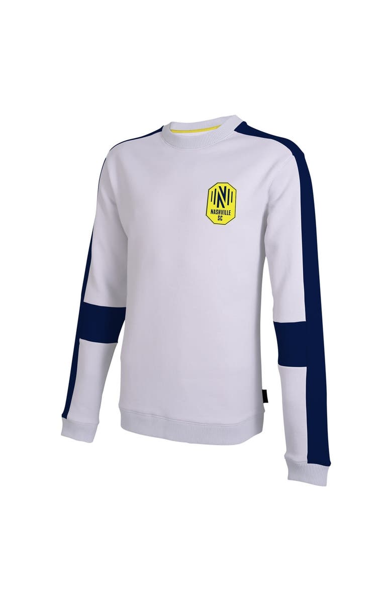 Stadium Essentials Men's Stadium Essentials White Nashville SC Half Time Pullover Sweatshirt, Alternate, color, White