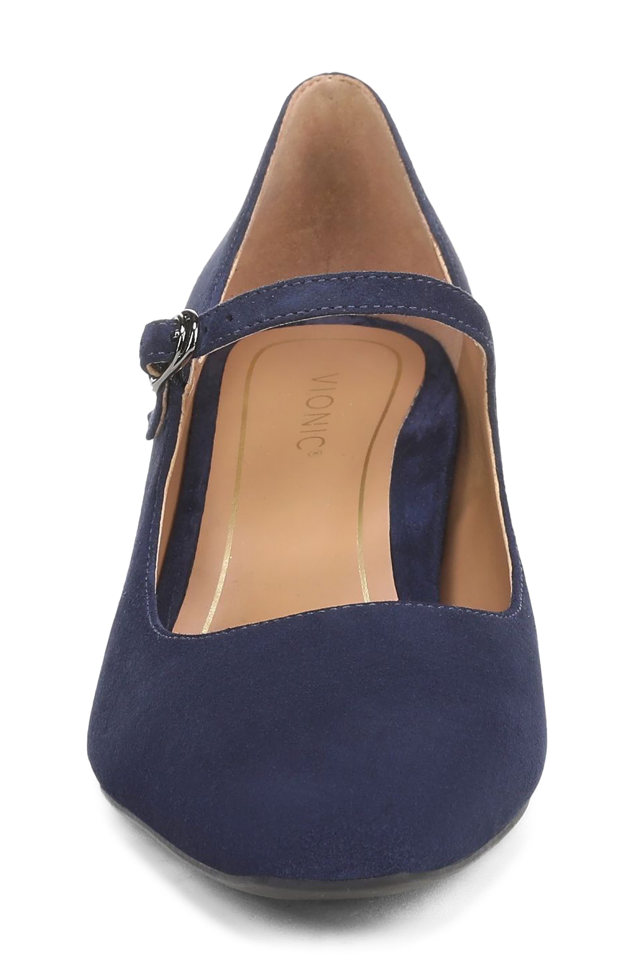 Samira Pump, Alternate, color, NAVY BLAZER SUEDE
