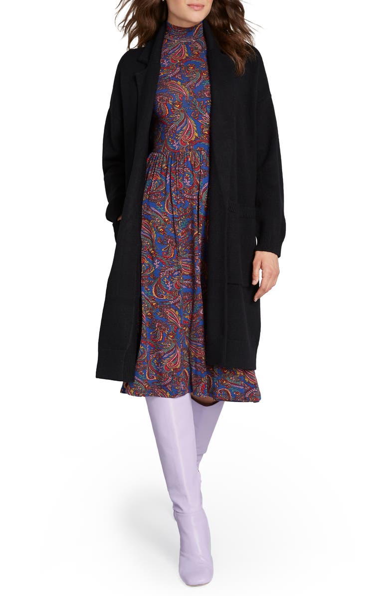 ModCloth Open Front Sweater Coat, Main, color,