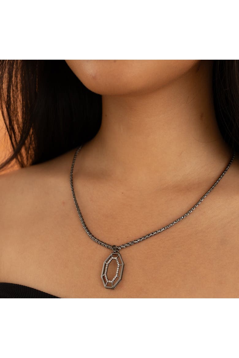 SYRA PENDANT, Alternate, color, Gunmetal Grey