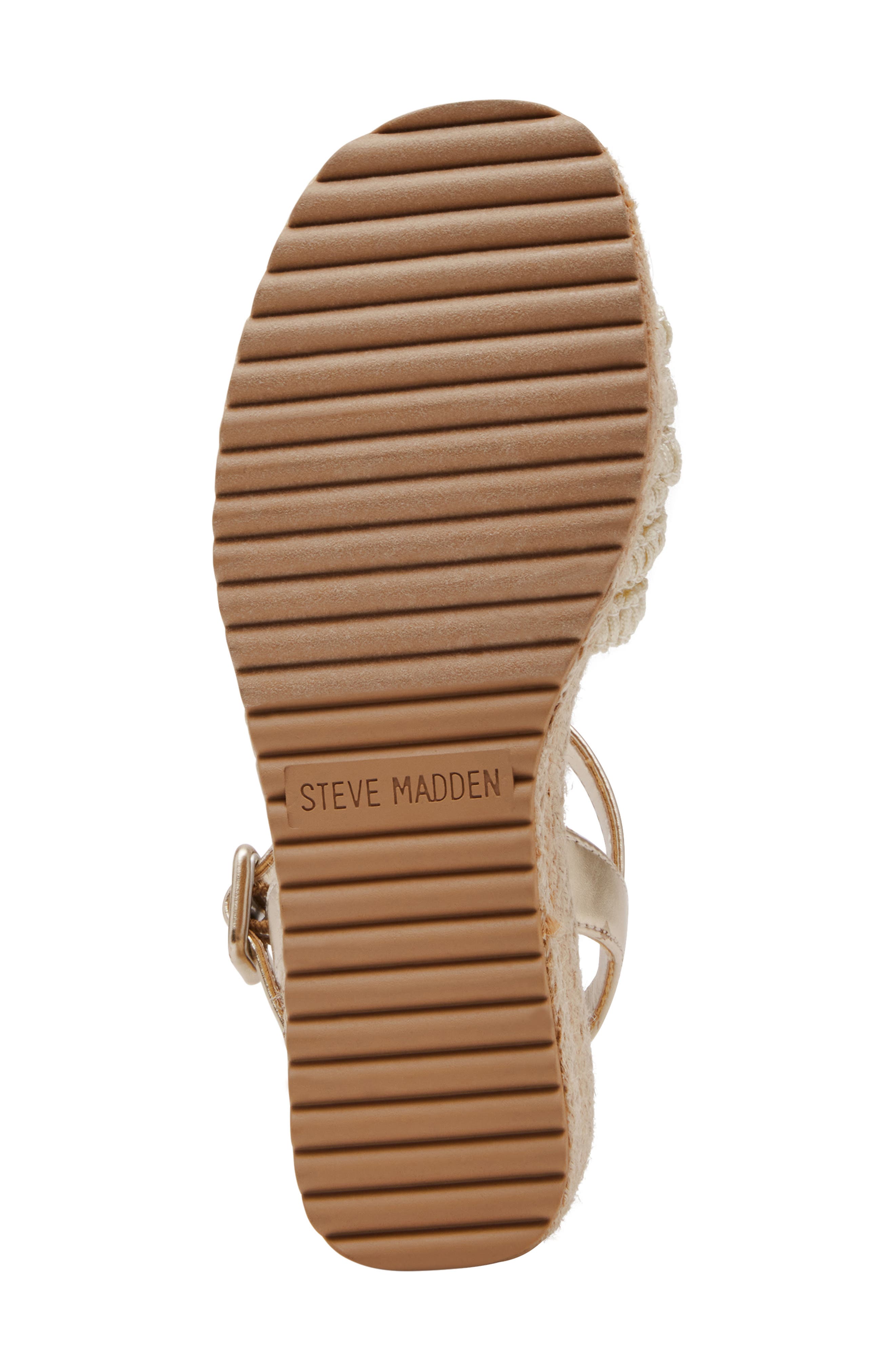 Steve Madden Kids' JCookie Platform Sandal, Alternate, color, Natural